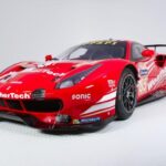 The team's #85 Ferrari