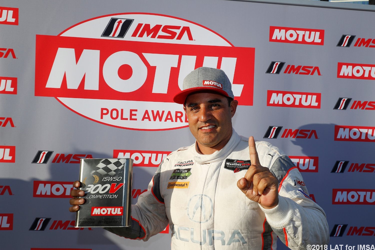Juan Montoya put the Acura on pole last year