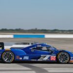 Vautier drives the #90 Cadillac to pole