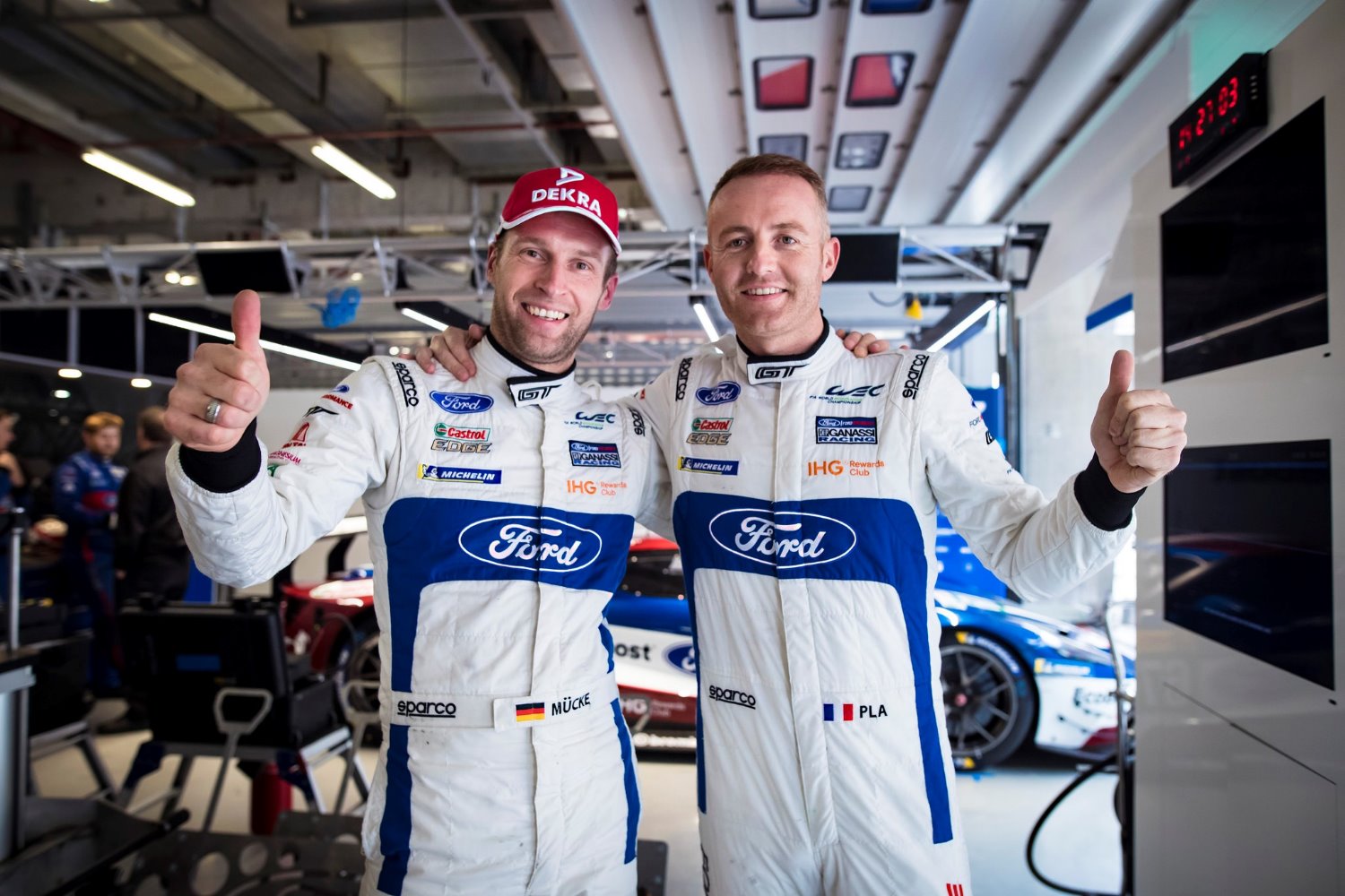 Mucke and Pla on GTE-Pro pole