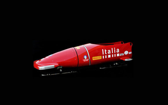 Ferrari inspired bobsleigh