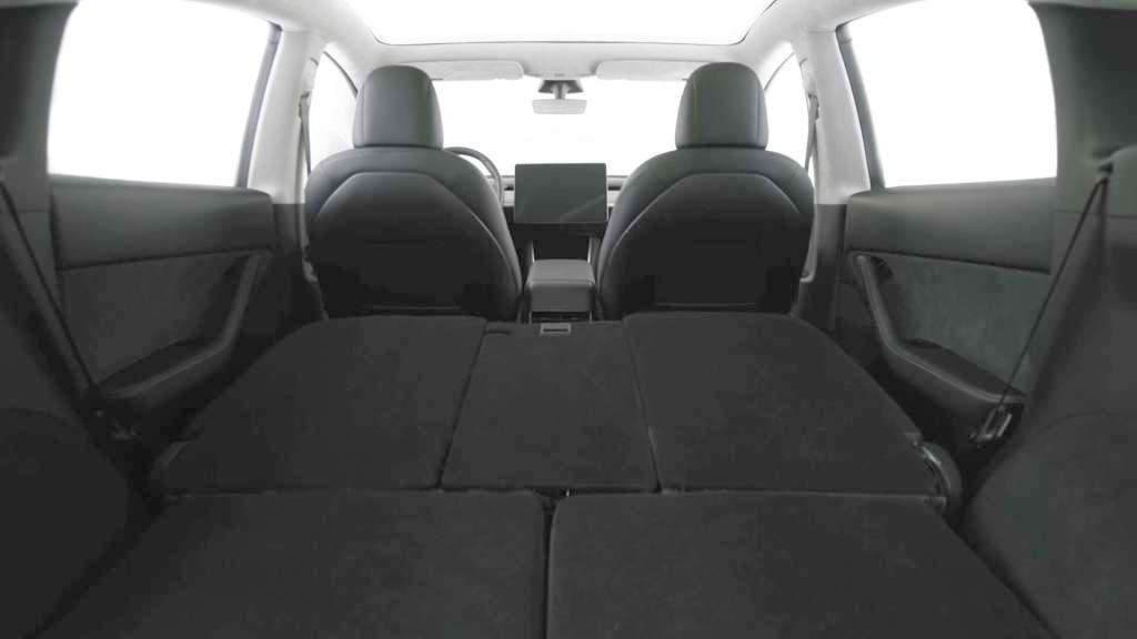 Interior with seats all folded down