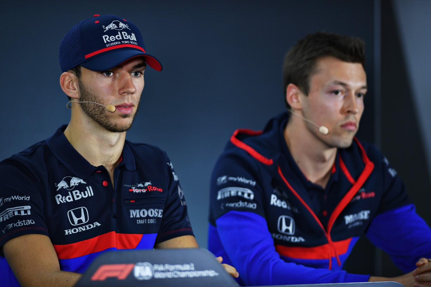 Gasly and Kvyat