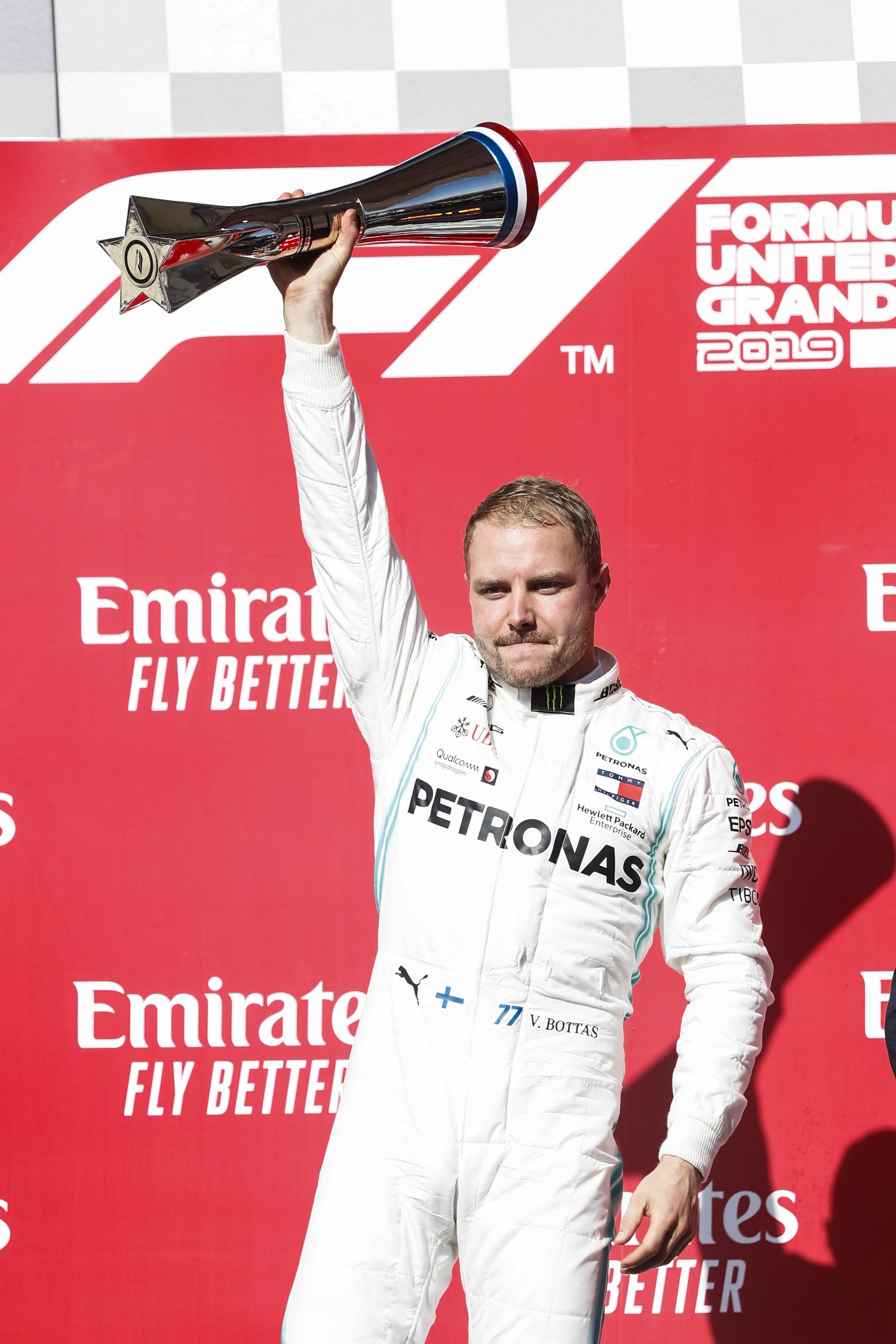 Valtteri Bottas 2019 United States Grand Prix, Sunday - LAT Images for Mercedes