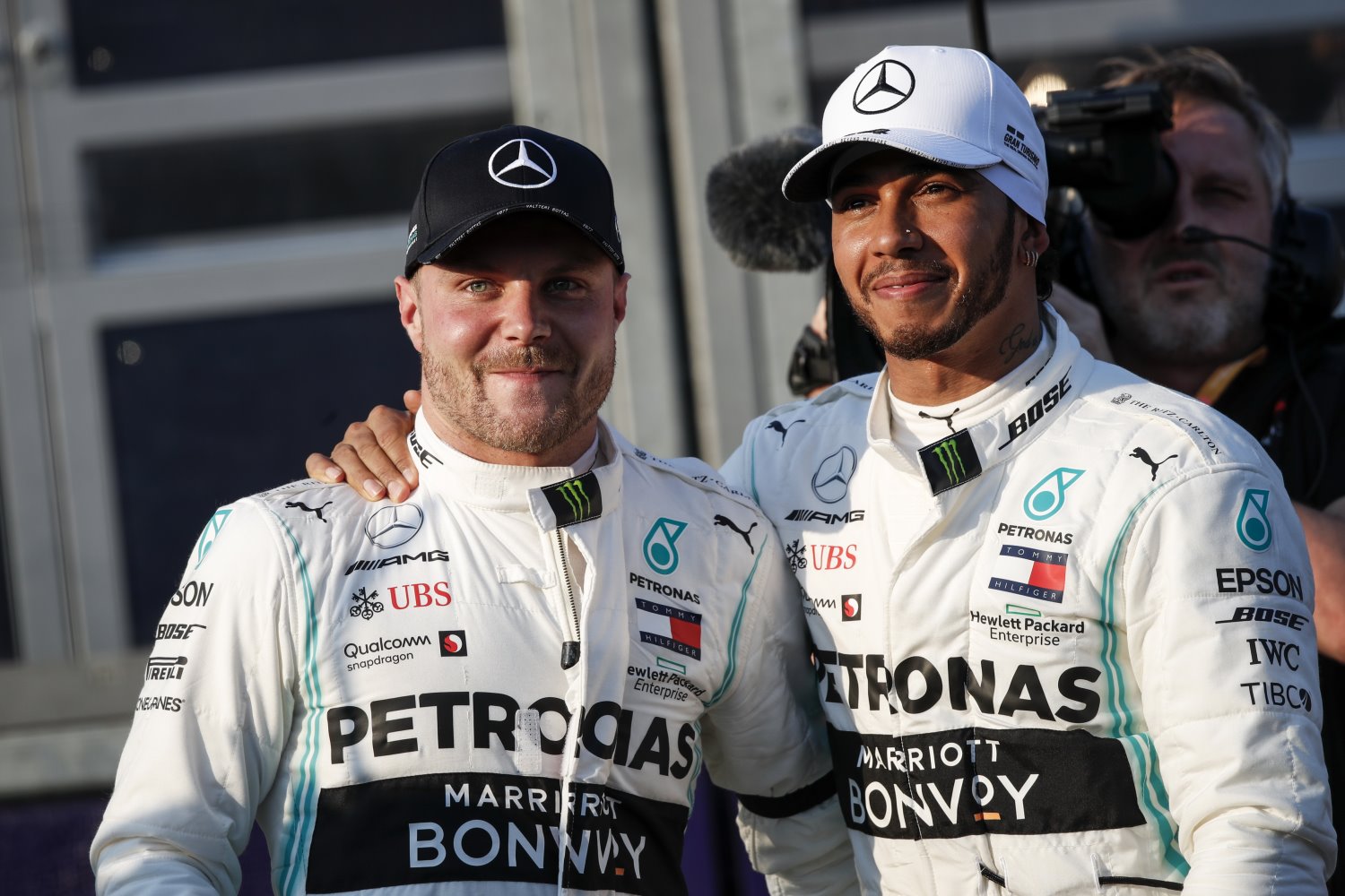 Bottas and Hamilton