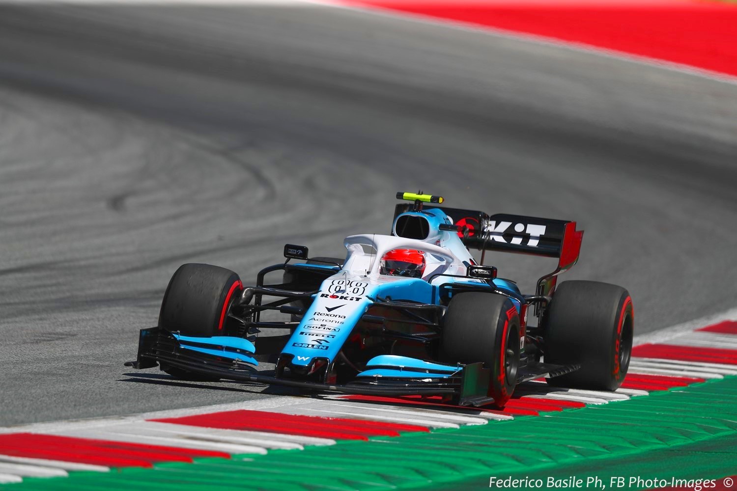 Kubica in the Williams in Austria