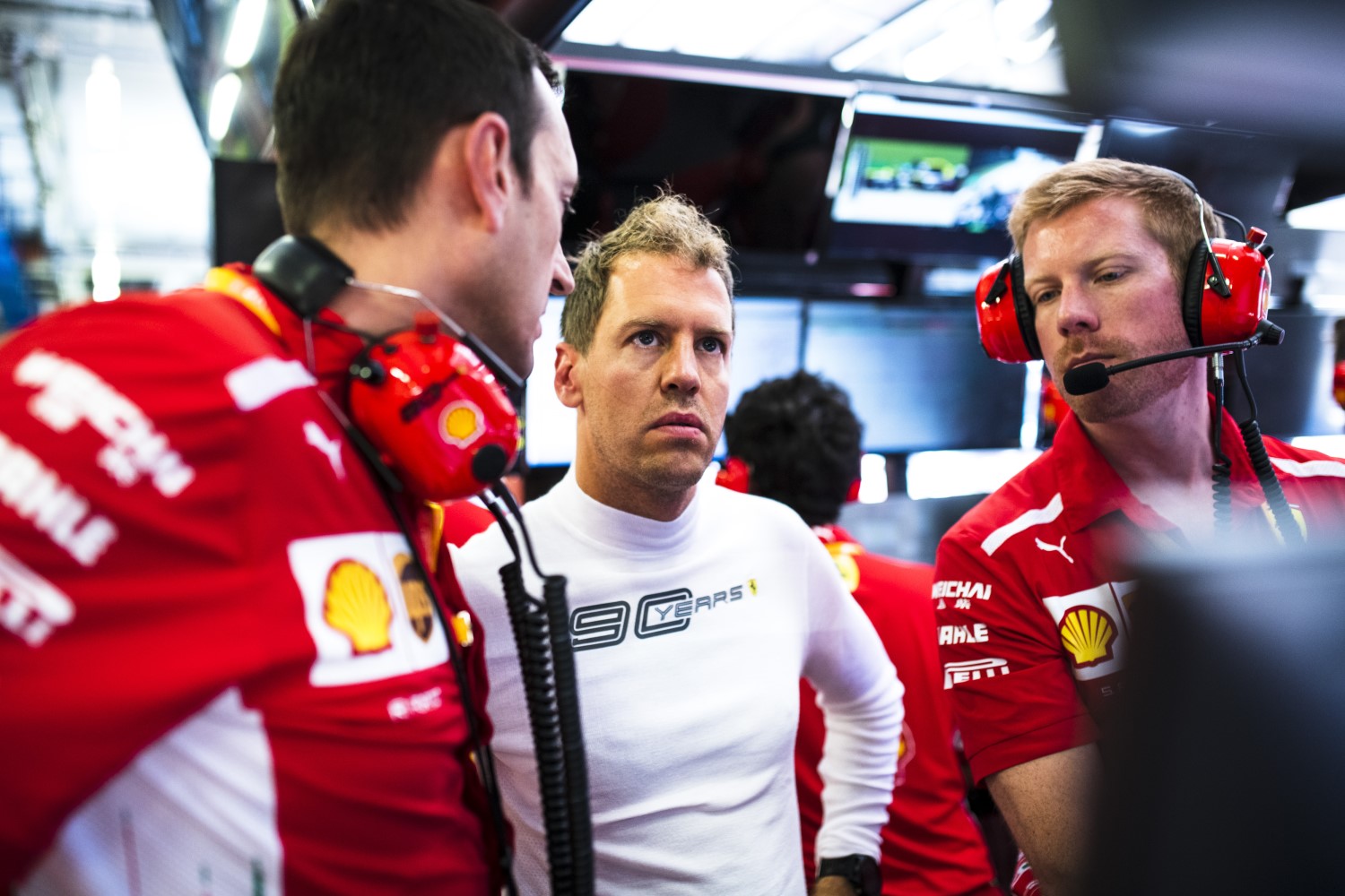 Vettel cannot believe his luck