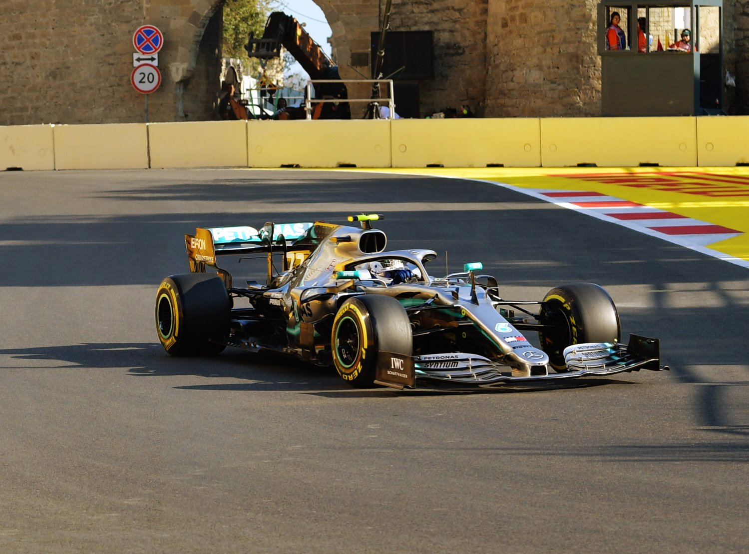 Valtteri Bottas in the Mercedes