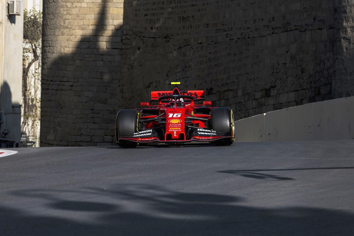 Charles Leclerc choked and crashed