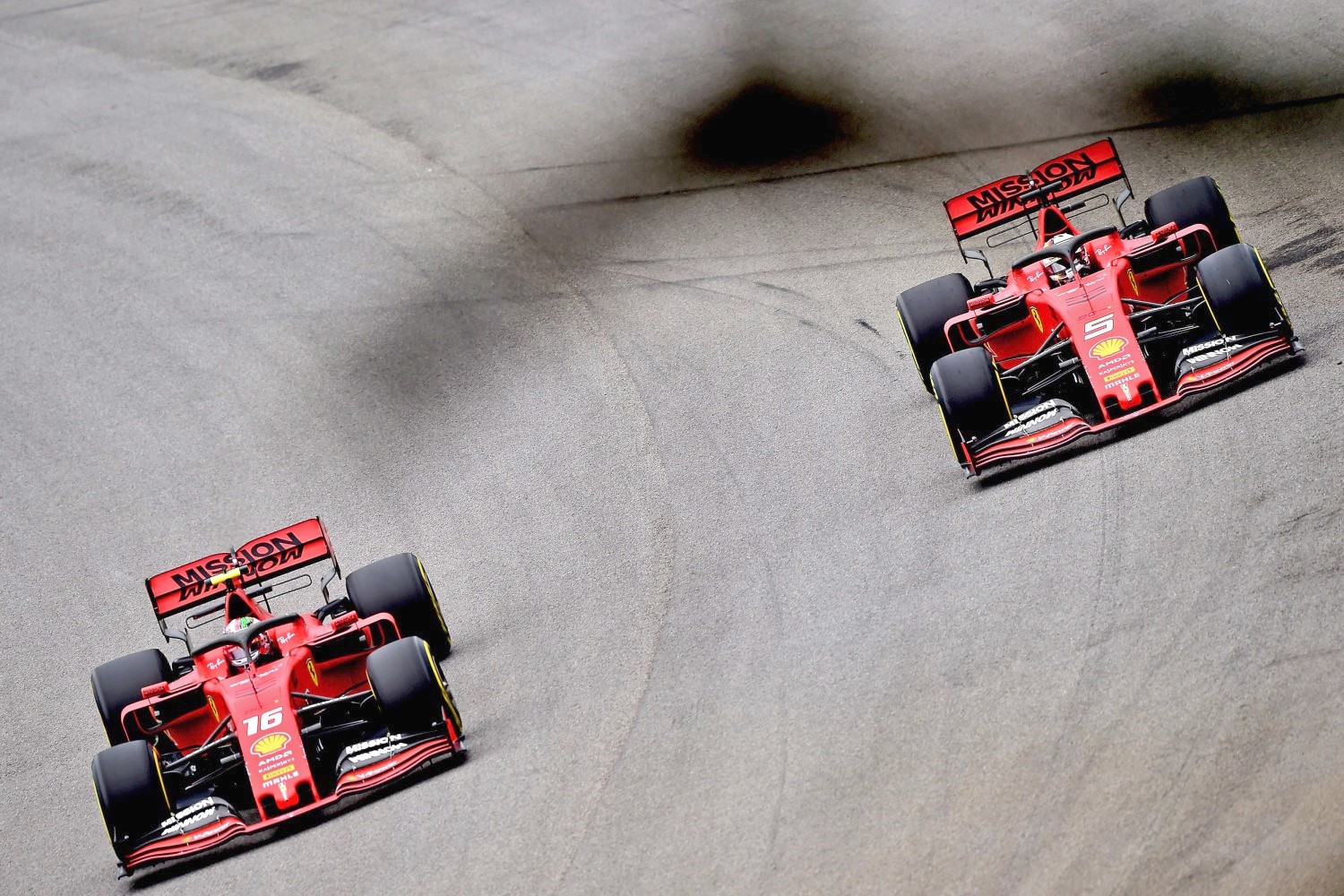 The Ferrari cars do not generate enough downforce to win the title