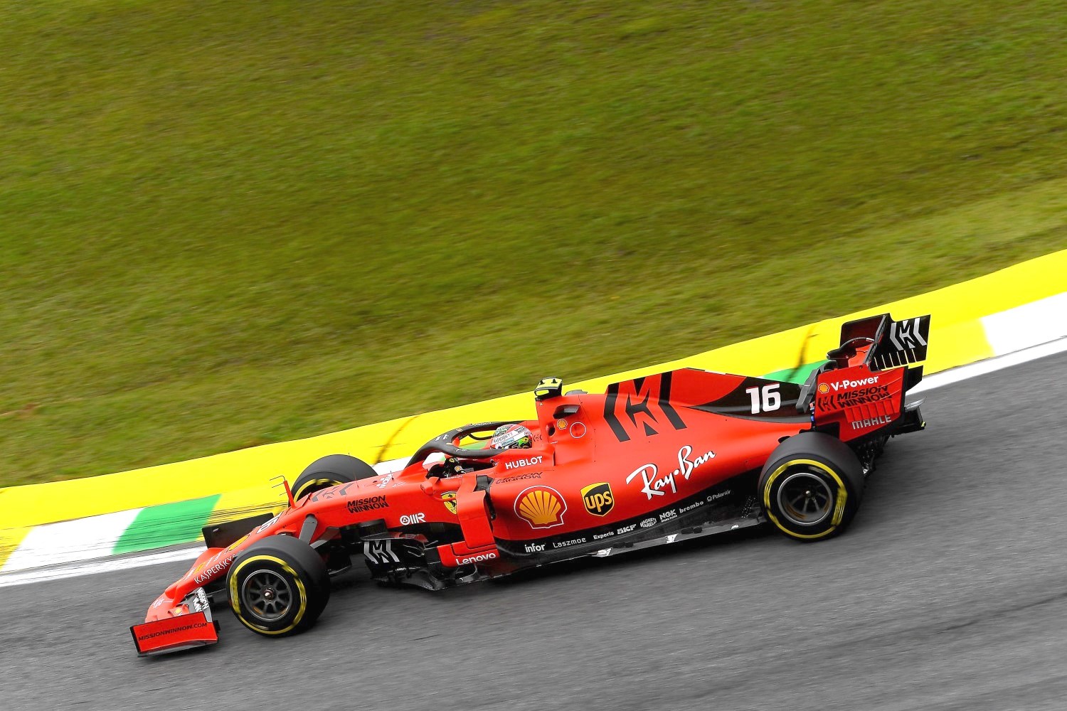 Leclerc no match for Vettel again