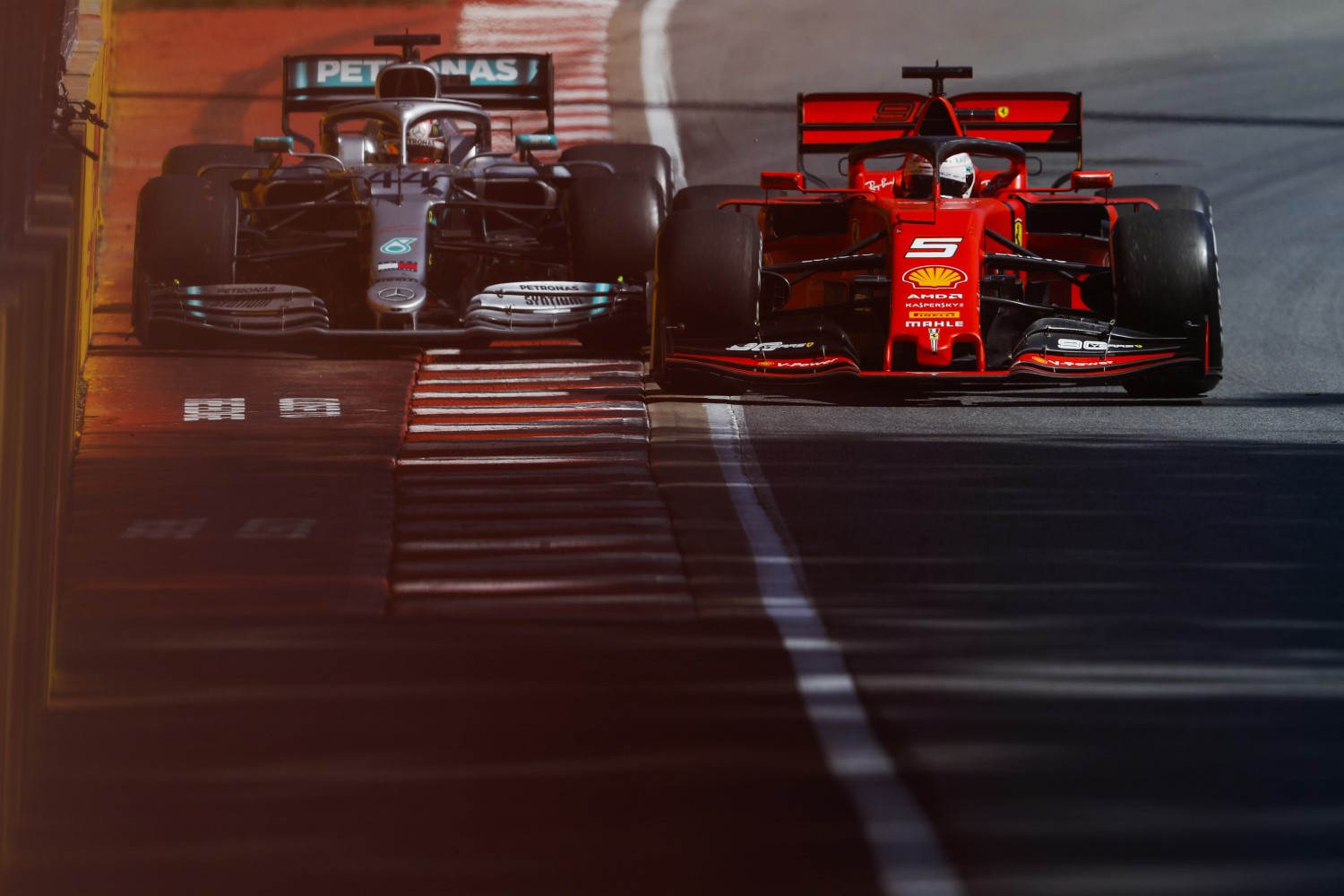 Vettel-Hamilton incident in 2019 at Montreal