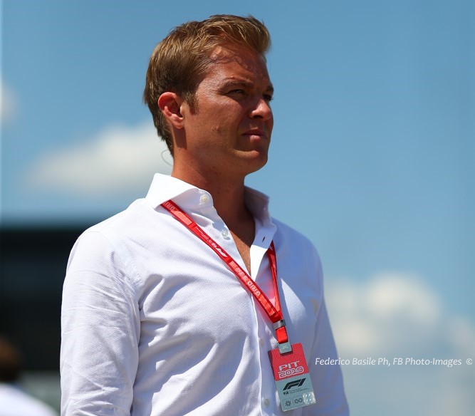 Nico Rosberg in Hungary Sunday