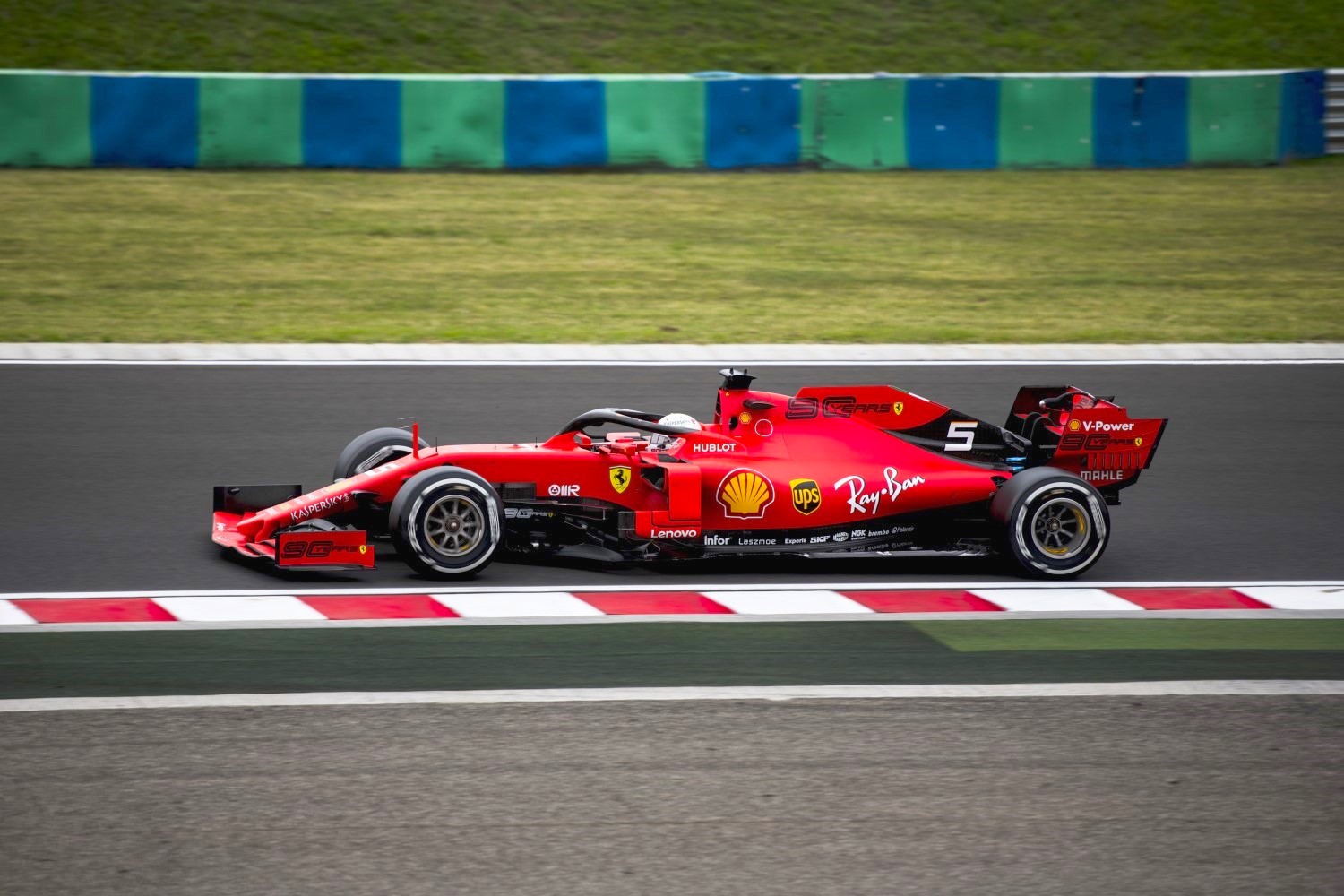 Vettel was third in Hungary, over a minute behind at the end