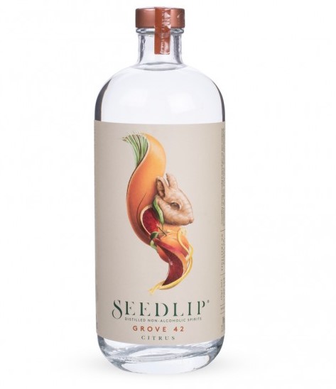 A bottle of Seedlip