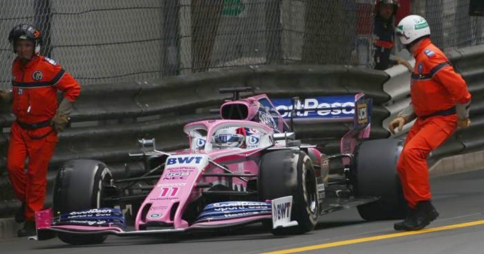 Sergio Perez at Monaco
