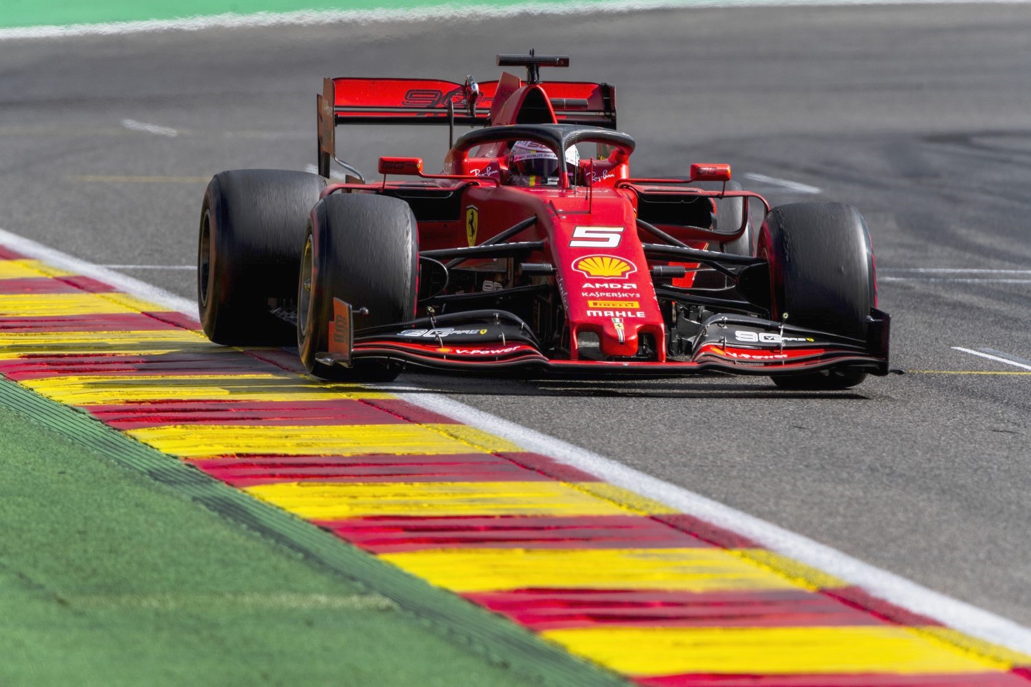 Leclerc won only because Vettel was able to hold up Hamilton a few precious seconds. The superior Mercedes was eating Ferrari's lunch in the corners