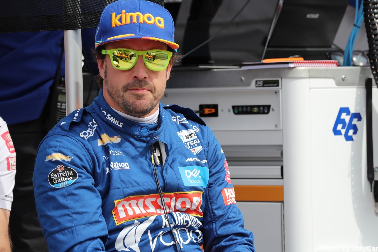 Fernando Alonso at Indy in 2019