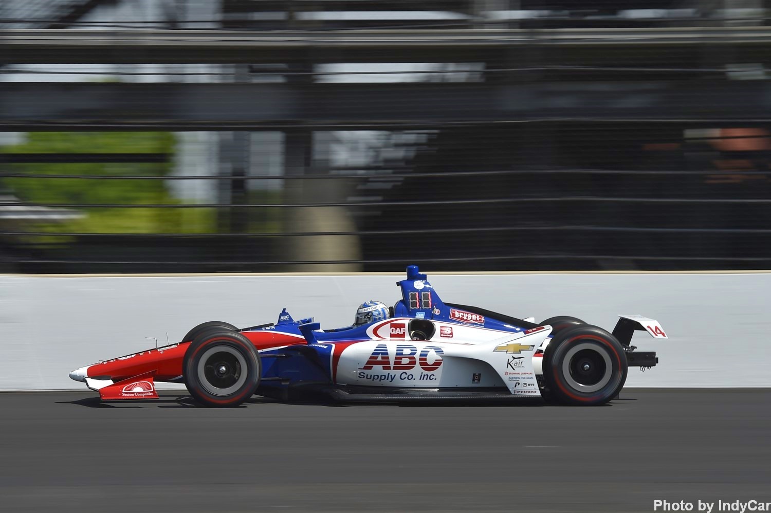 Tony Kanaan - fastest overall on Carb Day