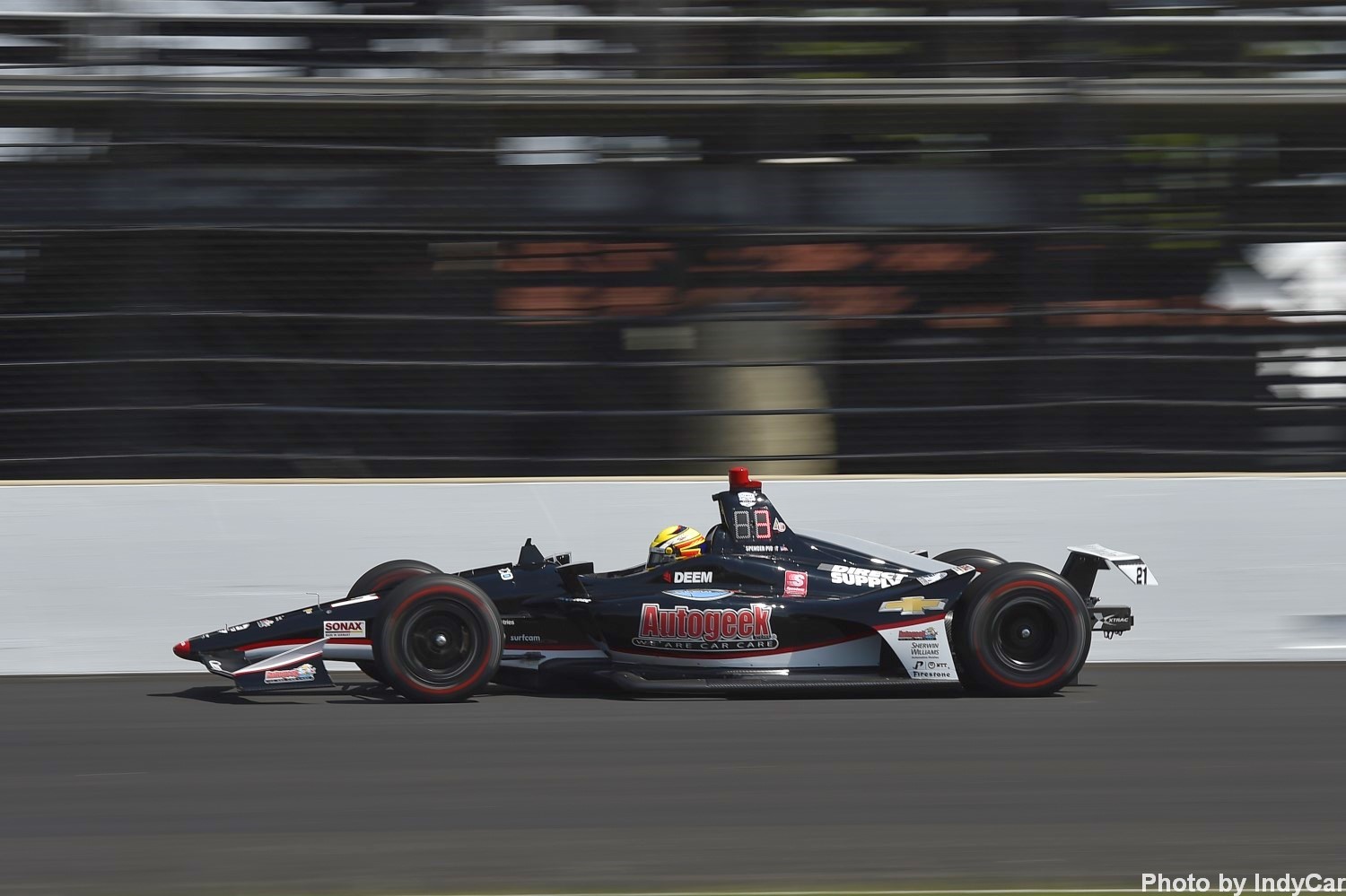 Pigot's Ed Carpenter Racing Chevy is fast