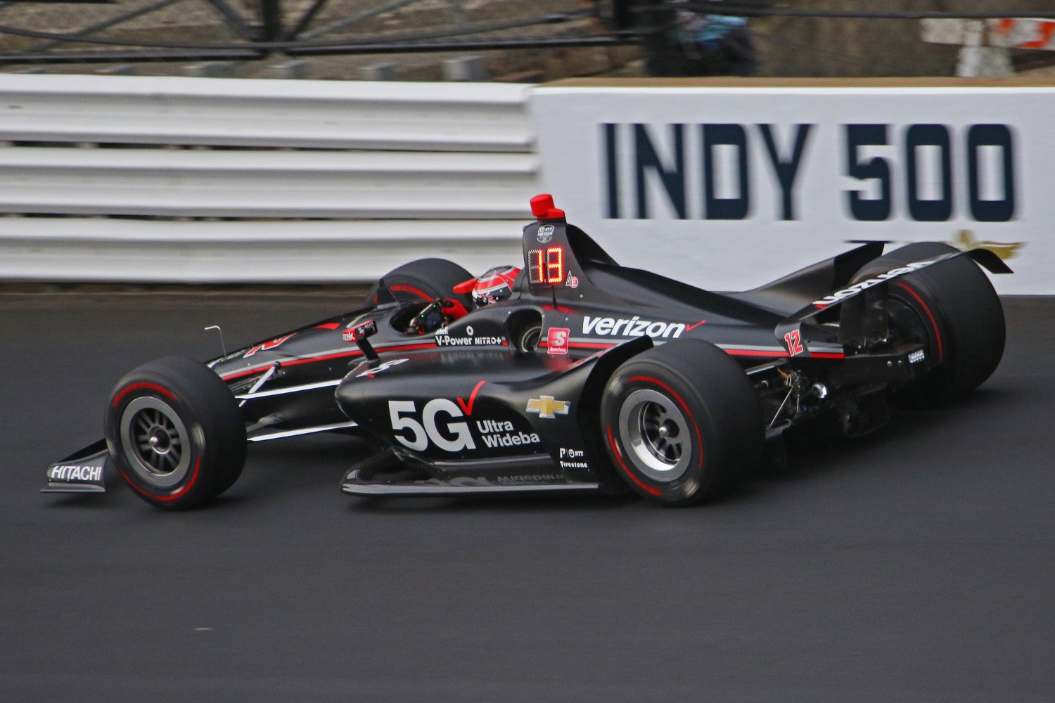 Will Power - the Chevys again have a HP advantage for the 500