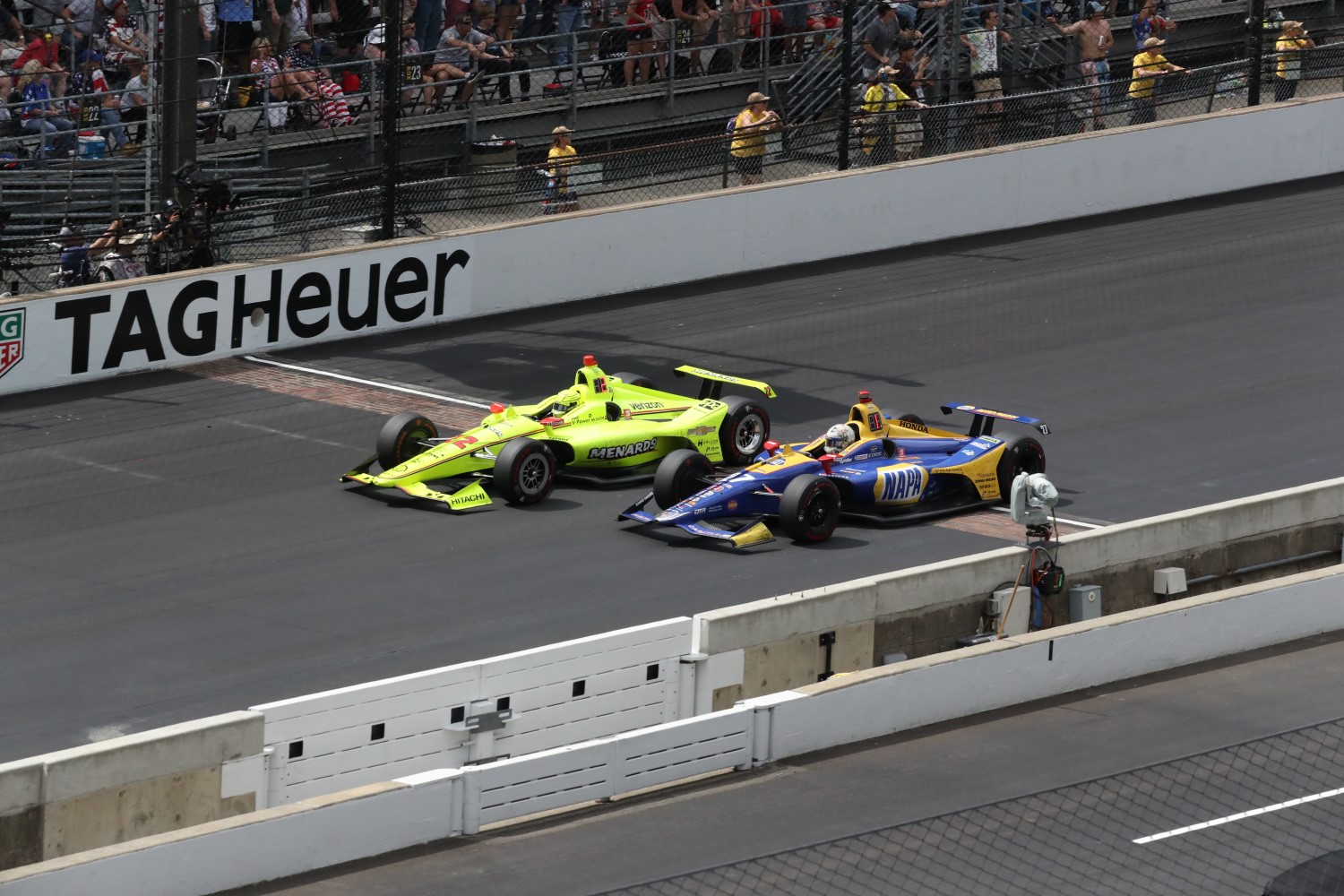 Video Replay Watch Pagenaud school Rossi in 103rd Indy 500