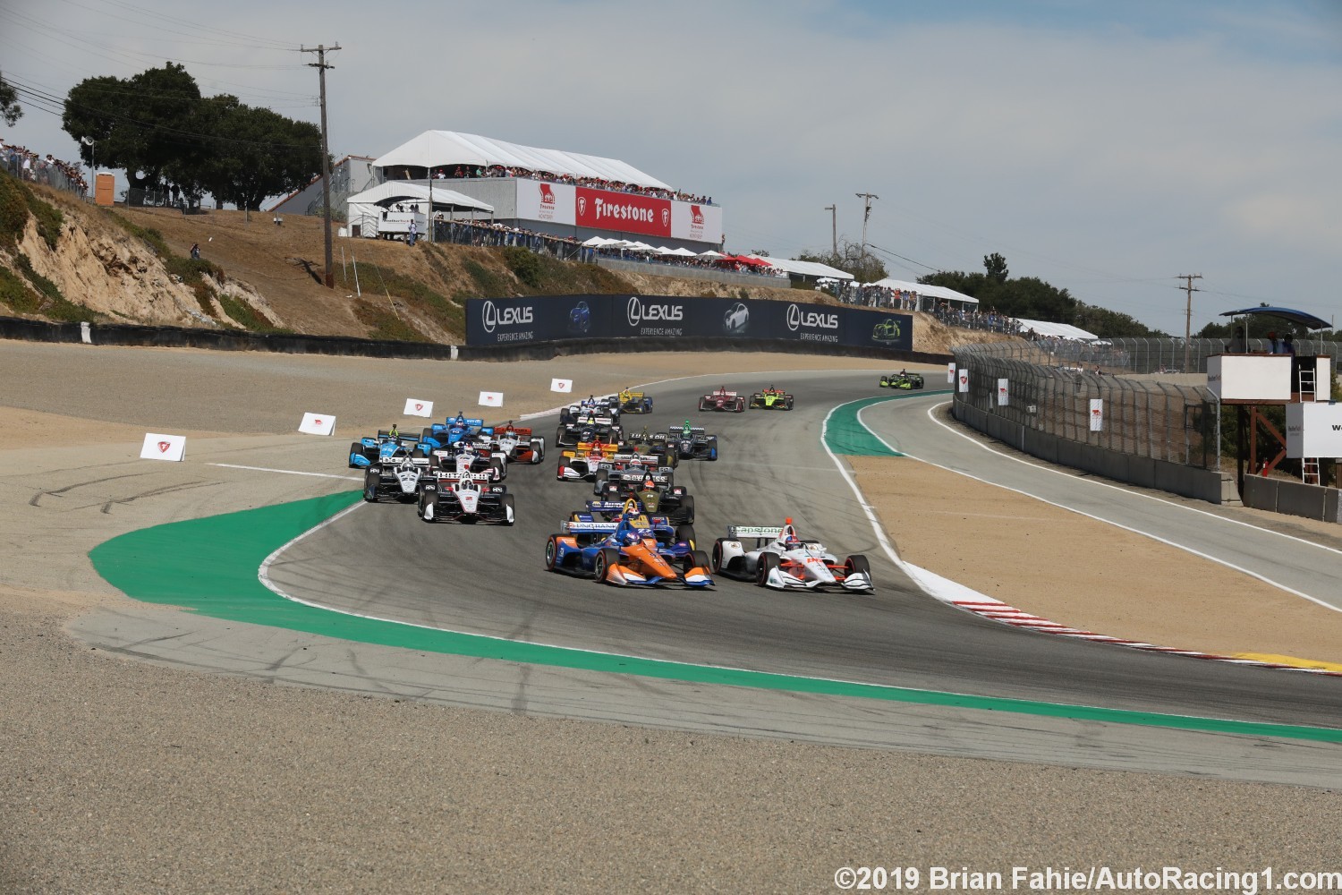 Herta grabs lead at the start