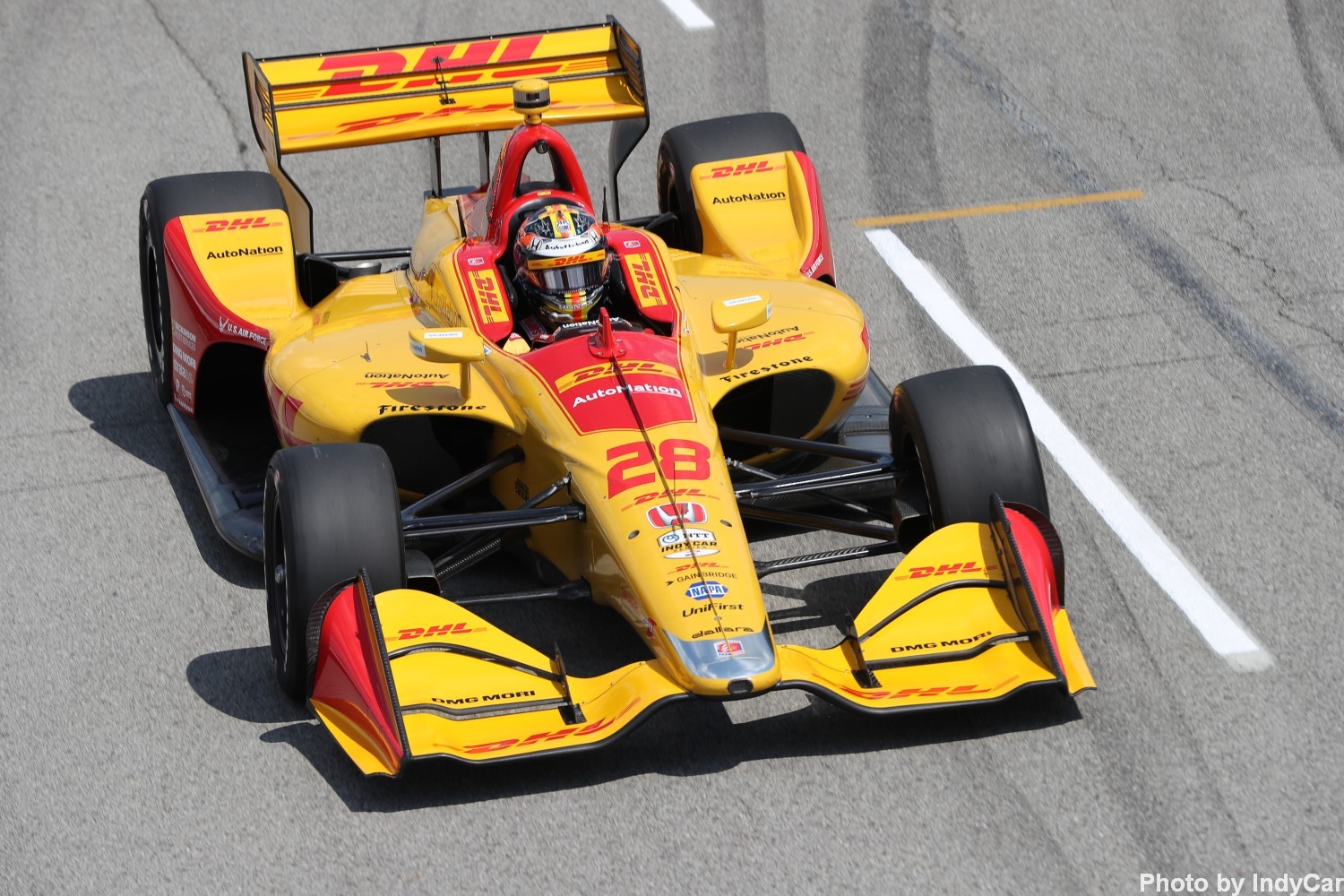 Hunter-Reay saved face for the Andretti team who were otherwise off the pace