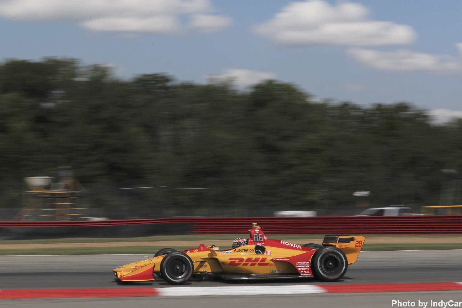 Hunter-Reay drove a strong race to finish 3rd