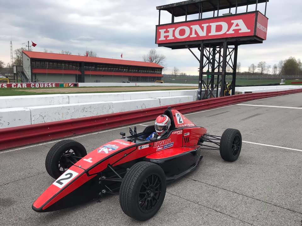 Lee had a great debut at Mid-Ohio - winning his first Lucas Oil Formula Series race 