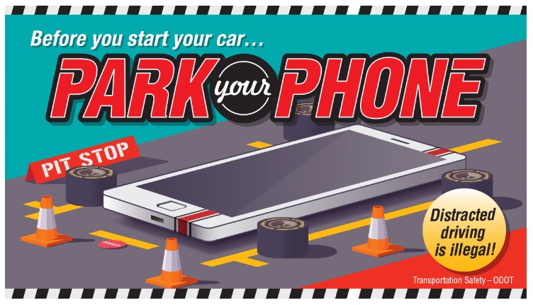 Drive safe, park your phone