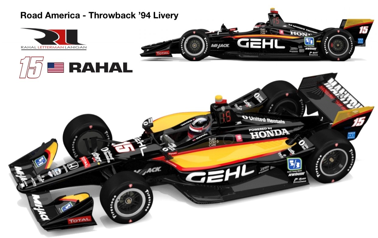 Gehl throwback livery for Rahal