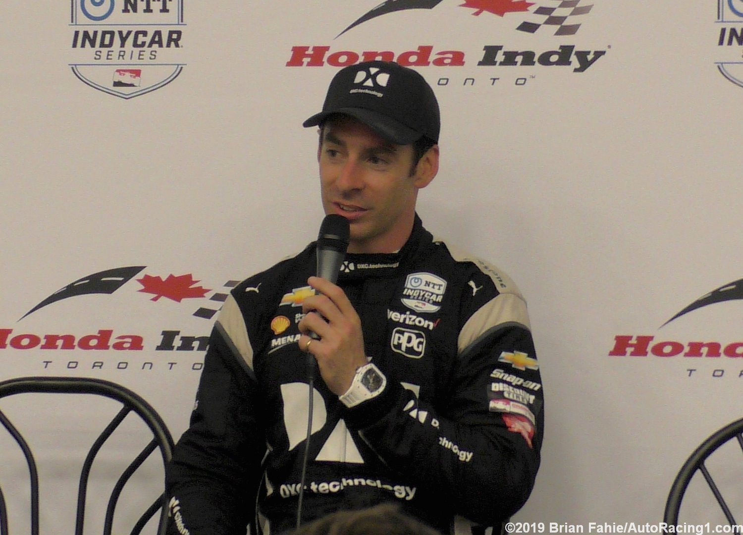 Pagenaud answers media questions