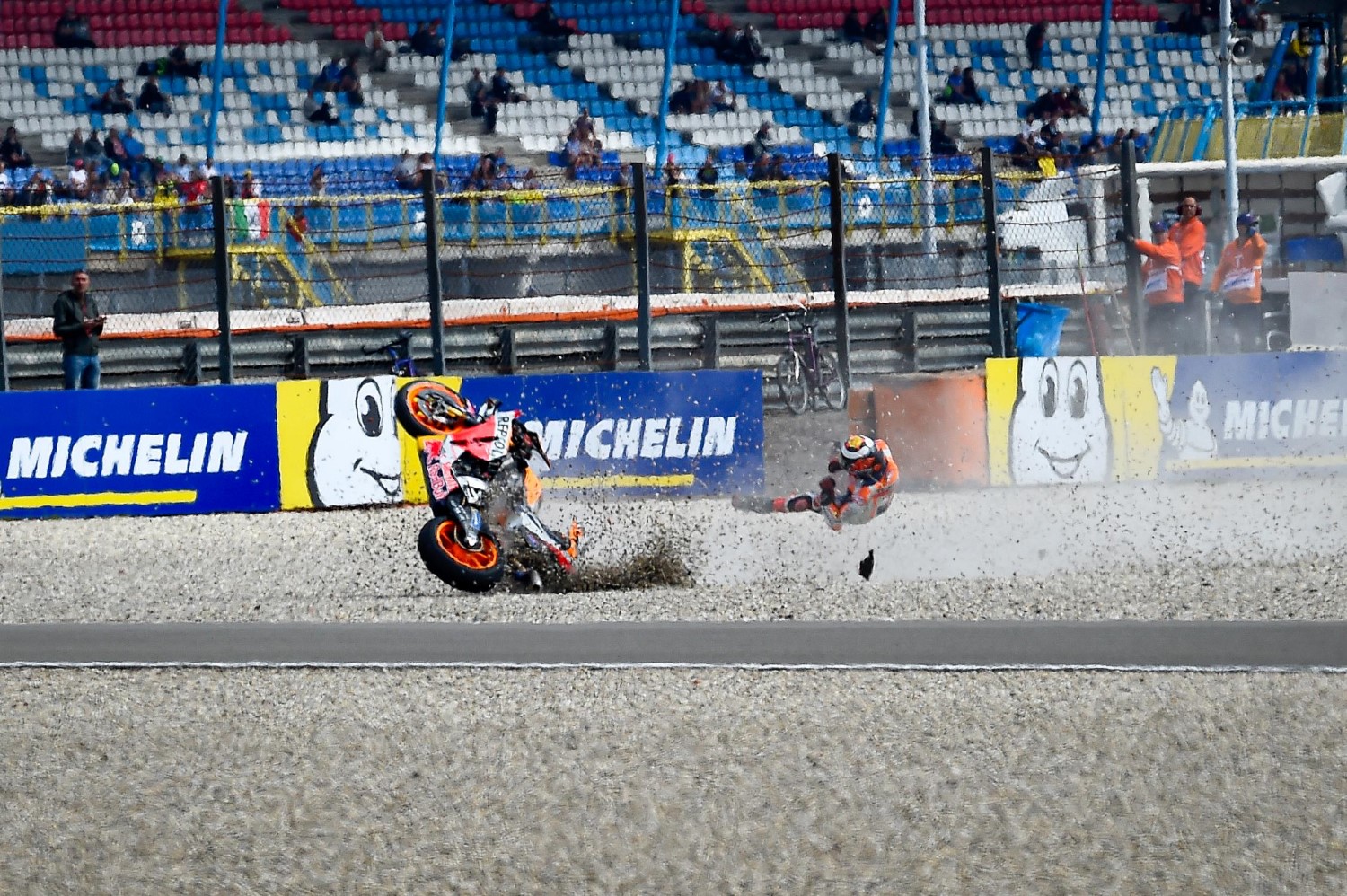 Jorge Lorenzo crashing at Assen, will miss next 2 races