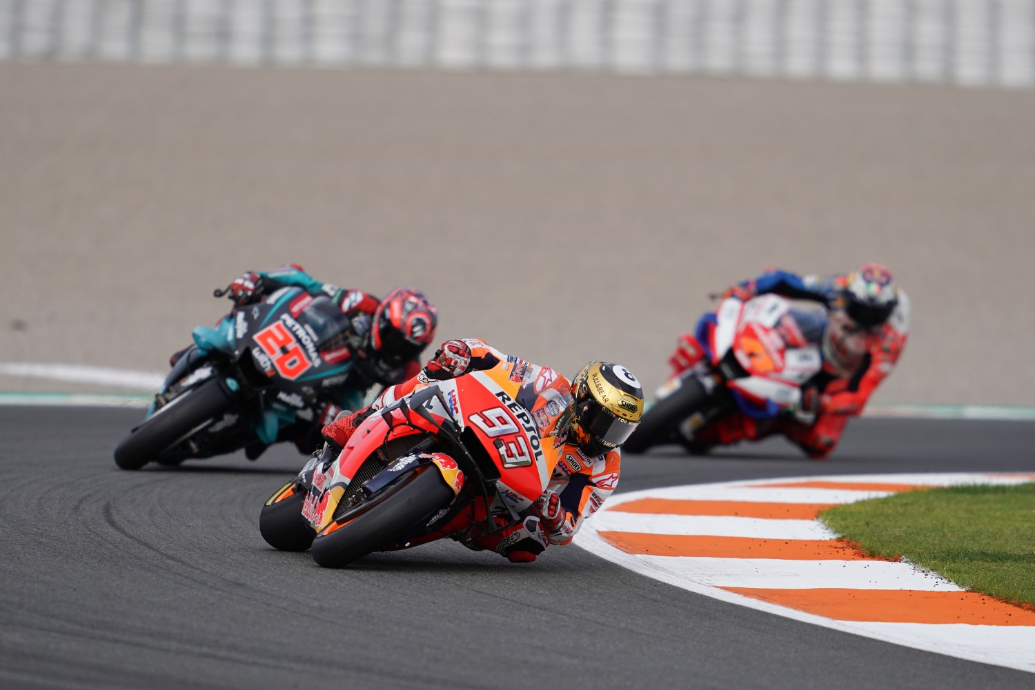 Marquez passes Quartararo for the win