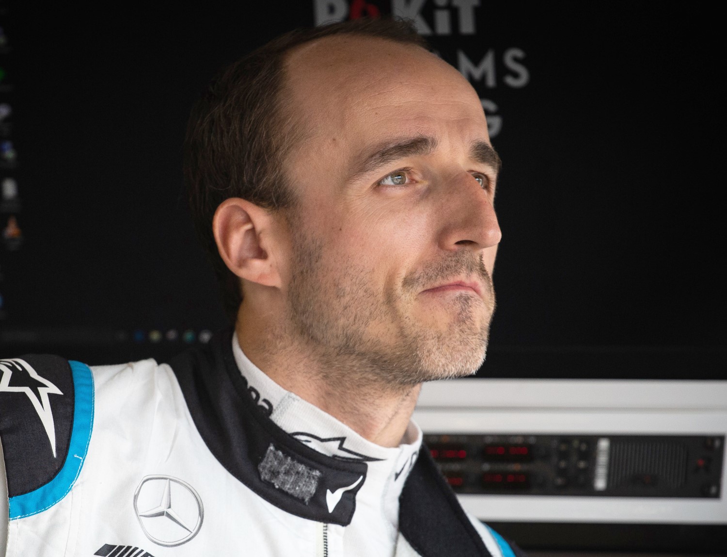 Kubica will have to realize that trying to drive with a mangled right arm will not cut it