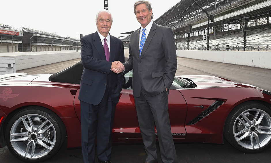 Tony George and Roger Penske