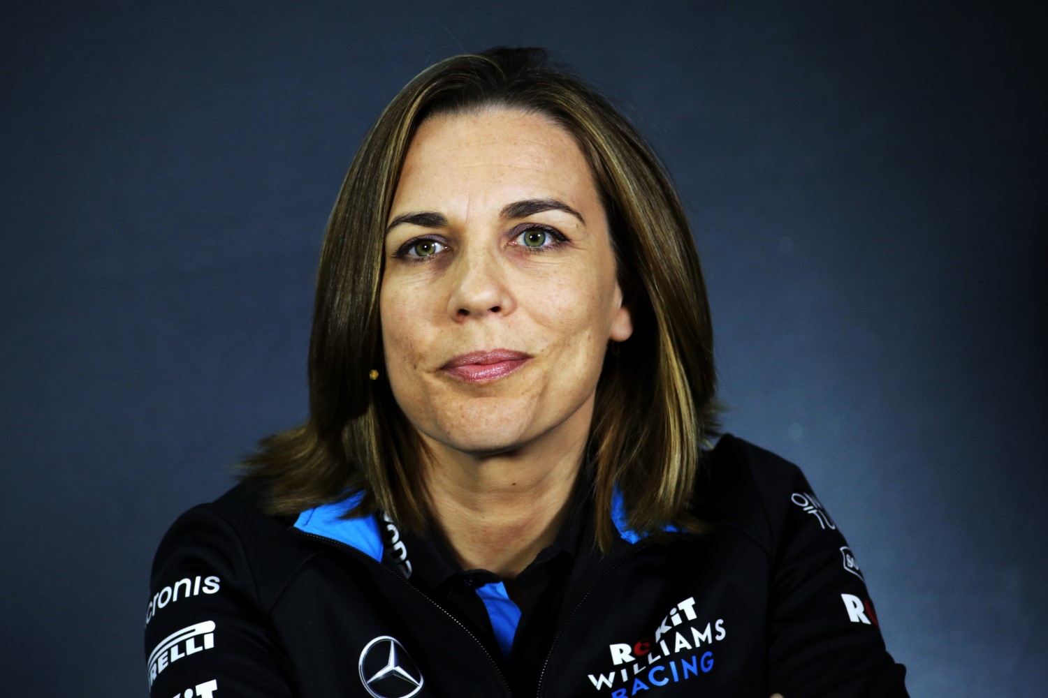 laire Williams (GBR) Williams Racing Deputy Team Principal in the FIA Press Conference. Azerbaijan Grand Prix, Friday 26th April 2019. Baku City Circuit, Azerbaijan.