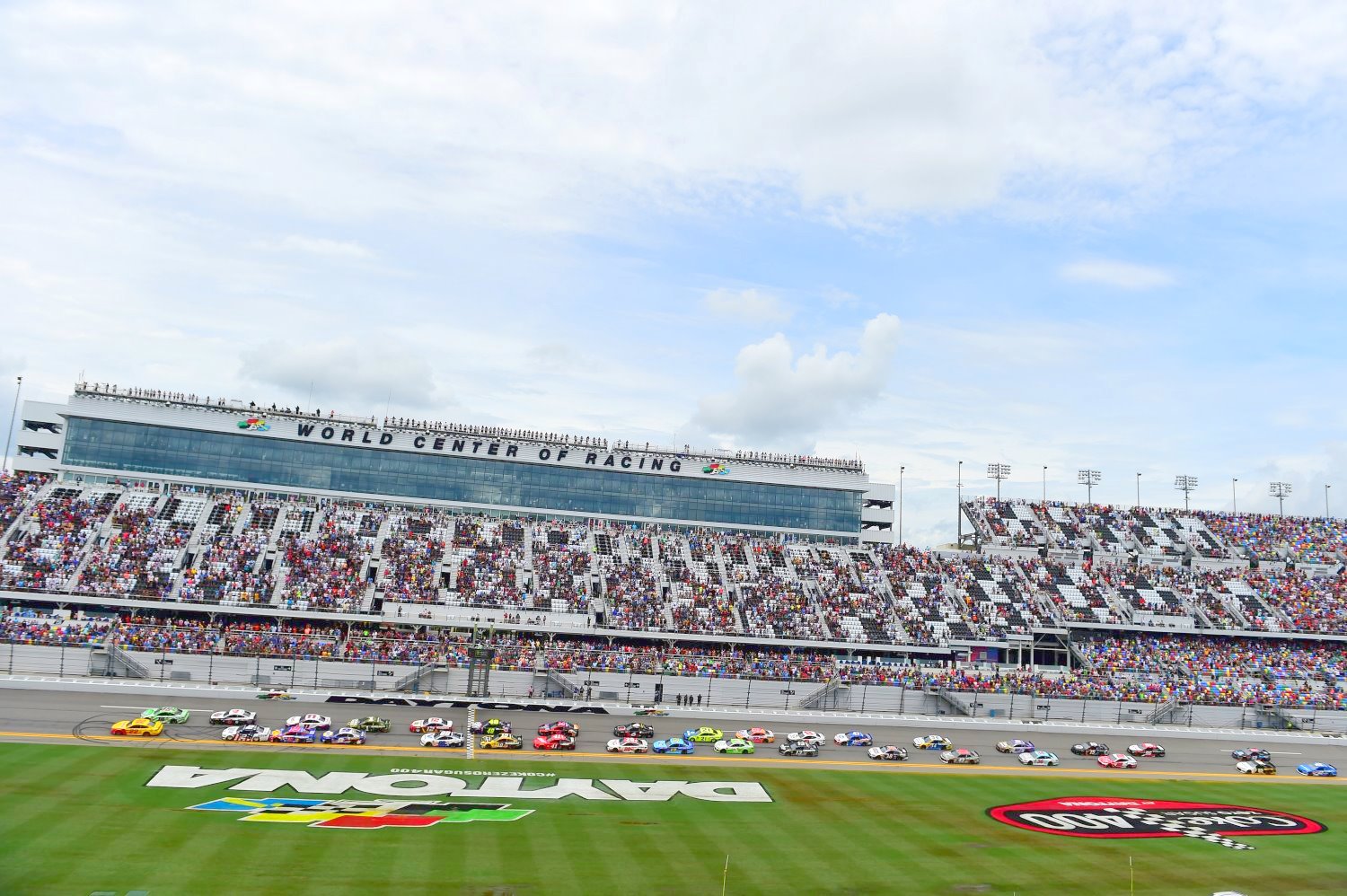Only an estimated 30,000 were on hand at a track that seats over 100,000 