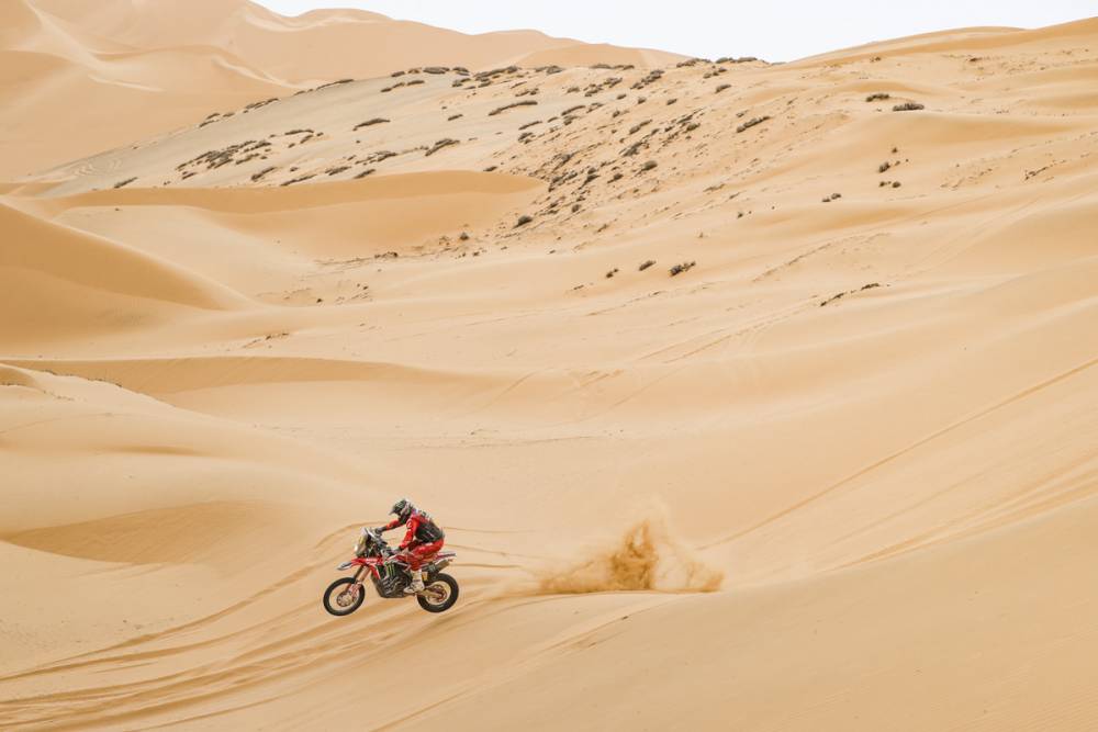 Ricky Brabec in the dunes
