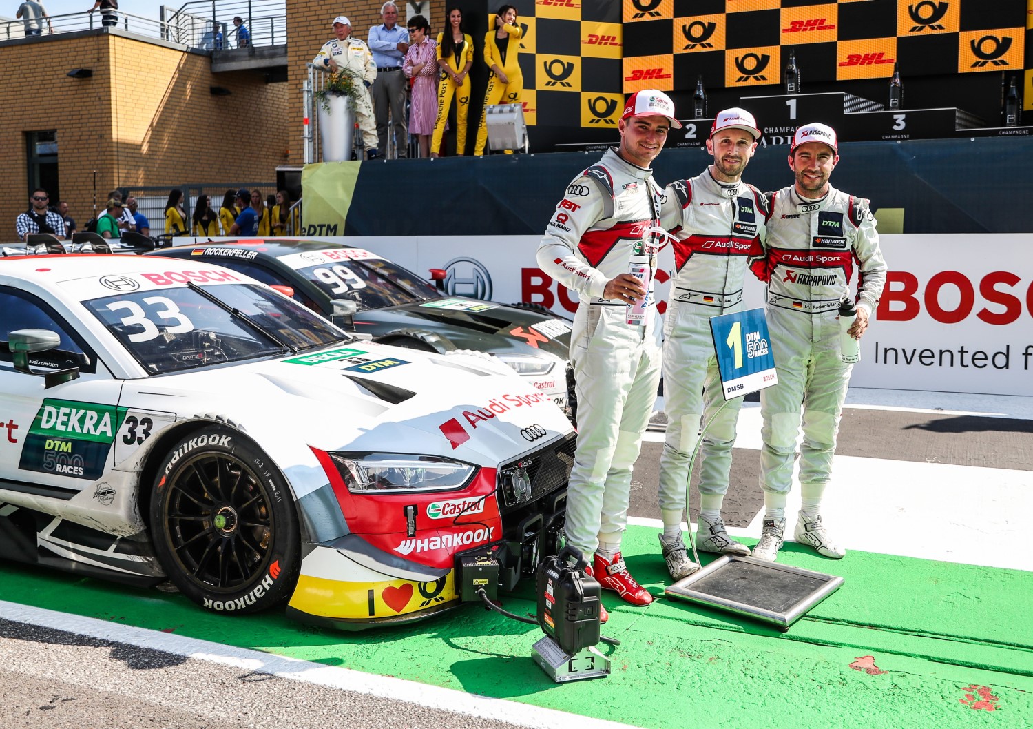 Audi 1-2-3: Nico Muller, Rene Rast, Mike Rockenfeller