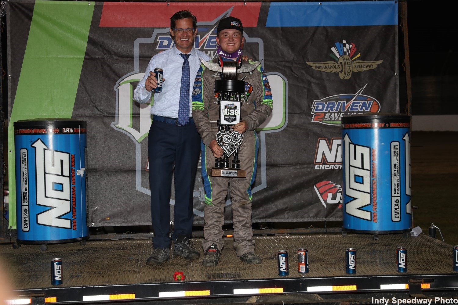 Indy Speedway President Doug Boles and Zeb Wise