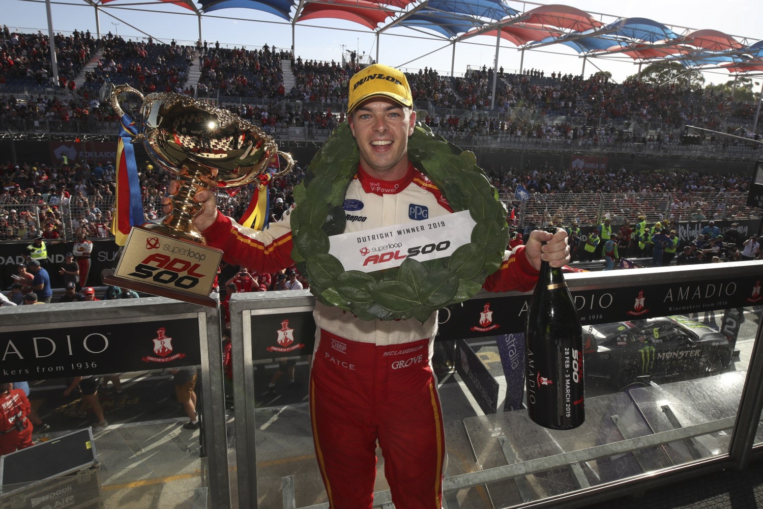 McLaughlin celebrates his weekend sweep