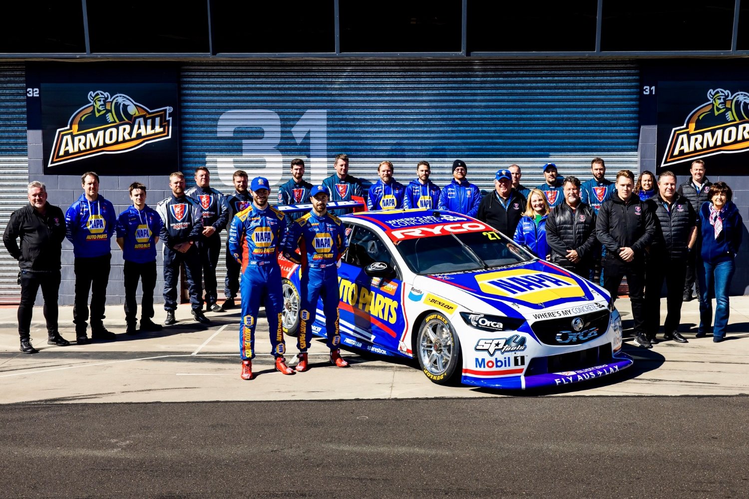 Rossi, Hinchcliffe and the WAU team