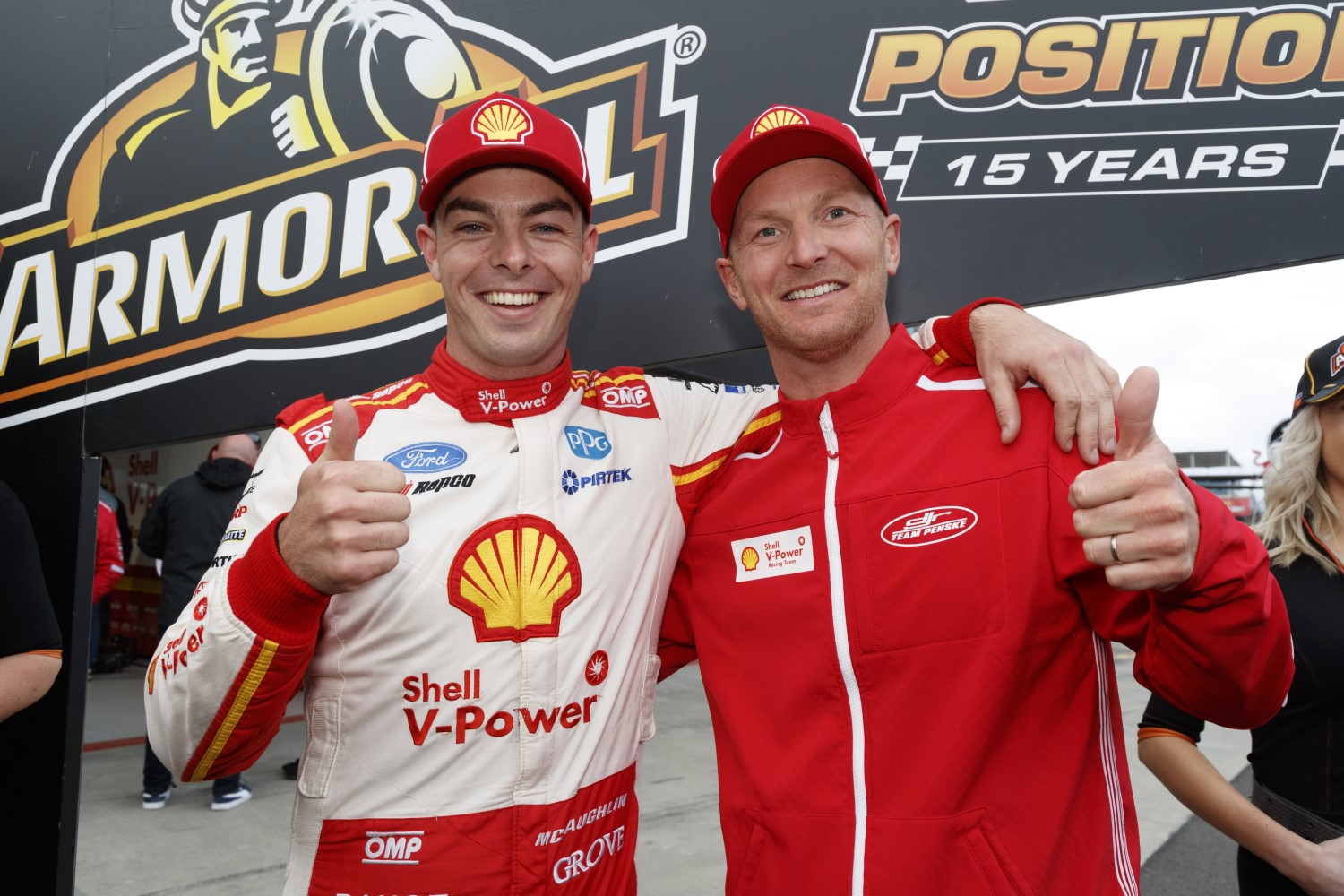 McLaughlin and Premat will soon be lapping the IndyCar drivers