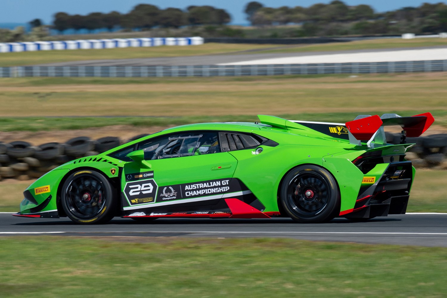 Lime Green Huracan Super Trofeo EV