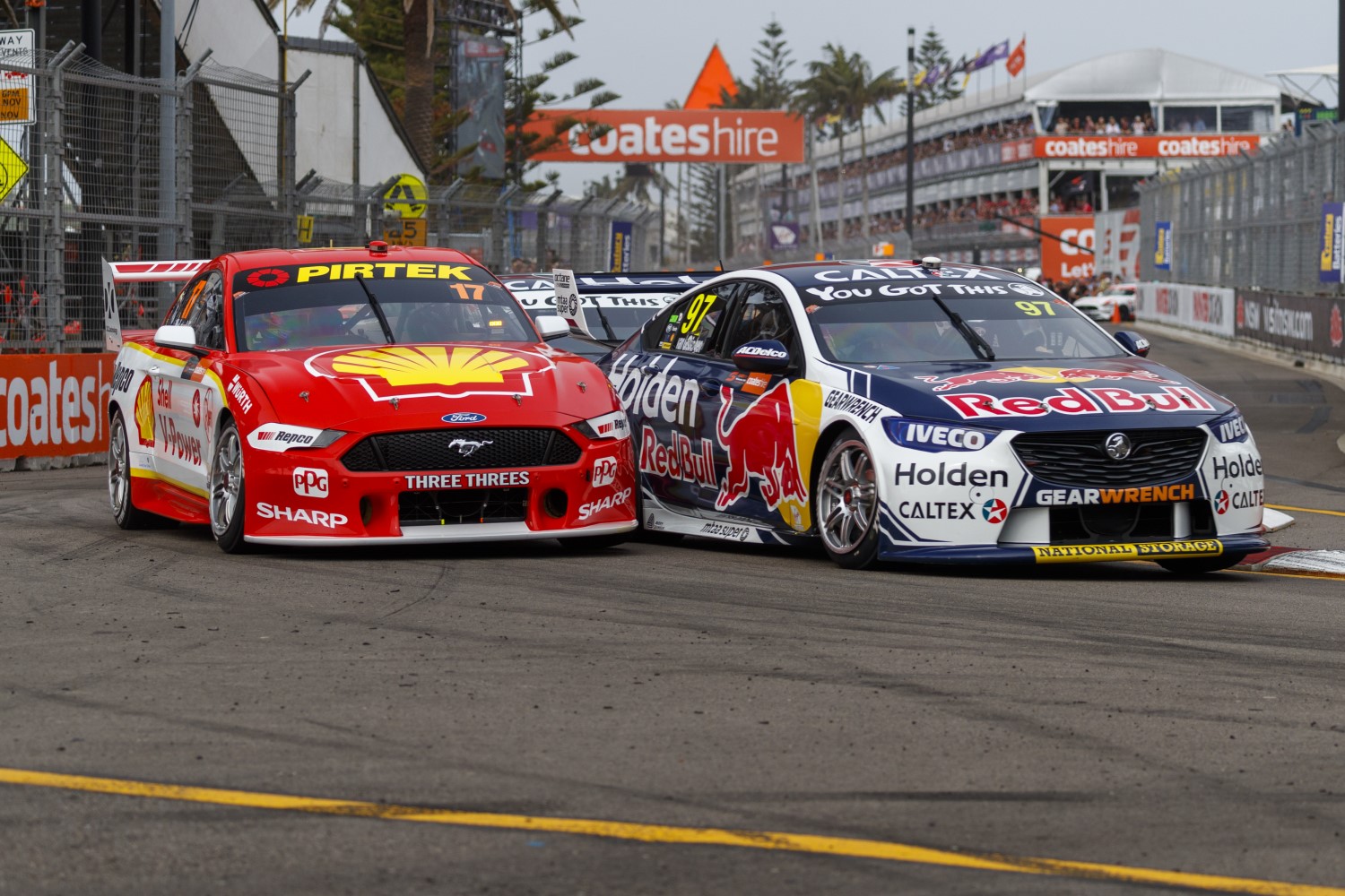 Whincup muscles ahead at first chicane