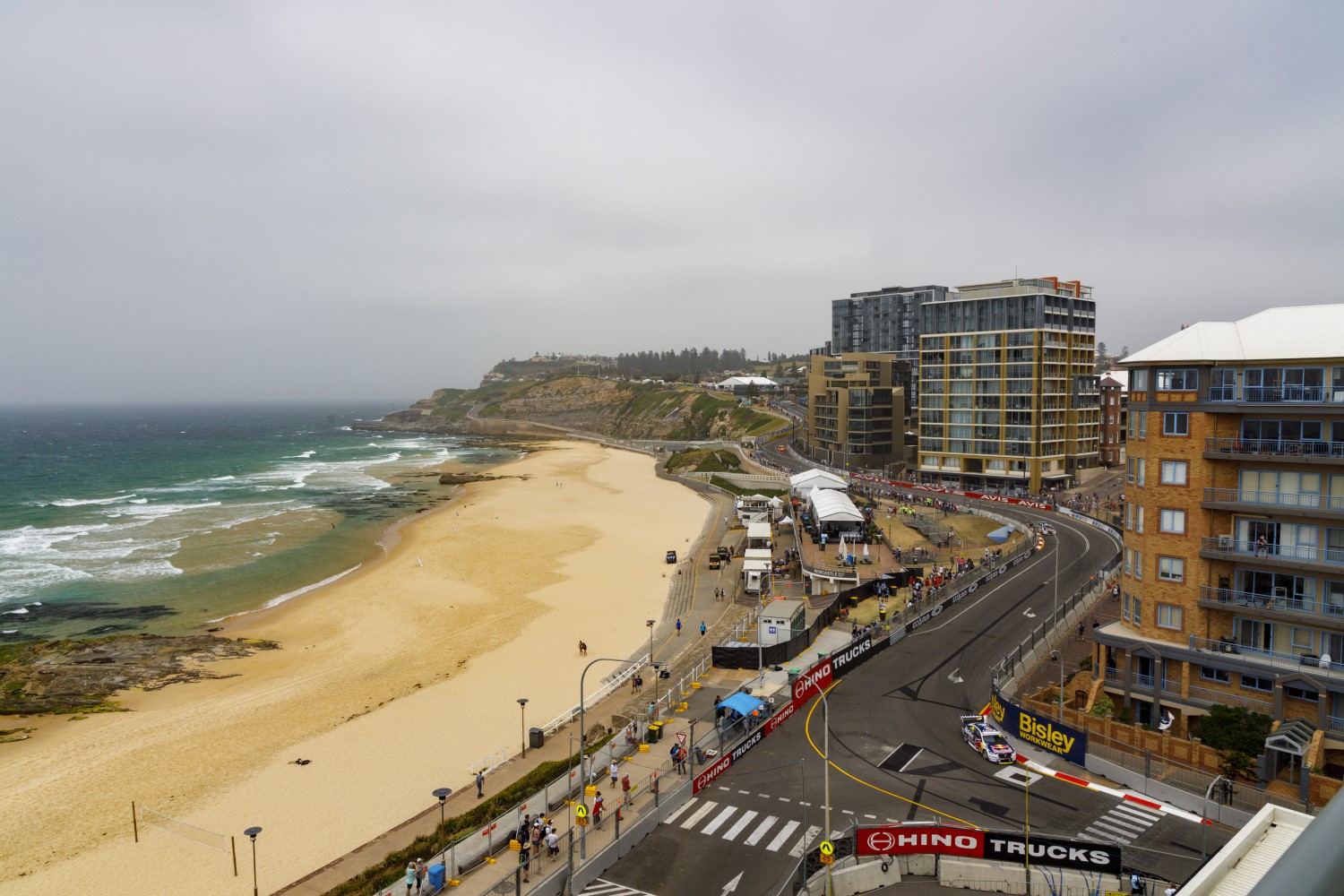 A street course by the ocean, just like Surfers