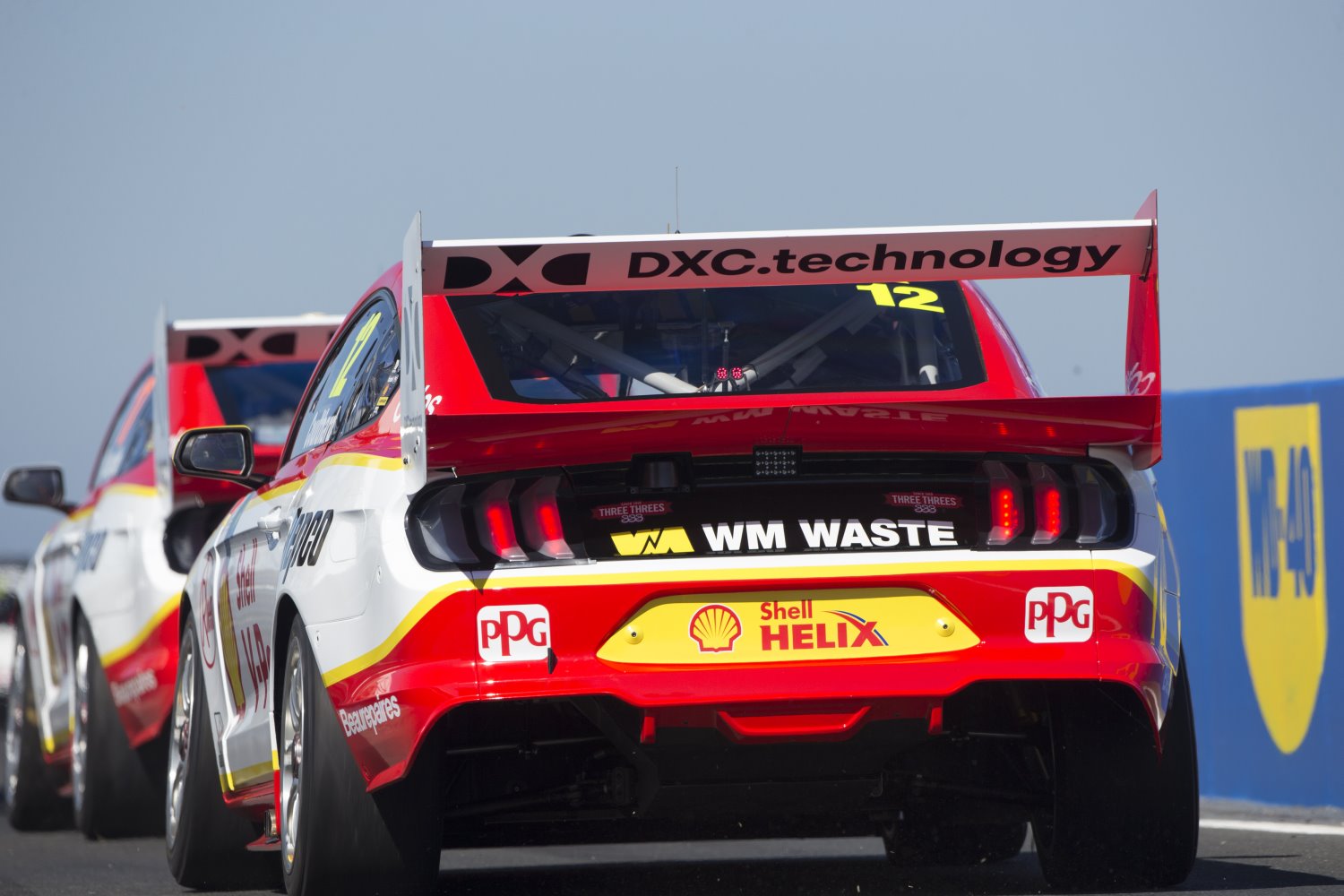 Look at the size of the rear wing on the superior Mustangs