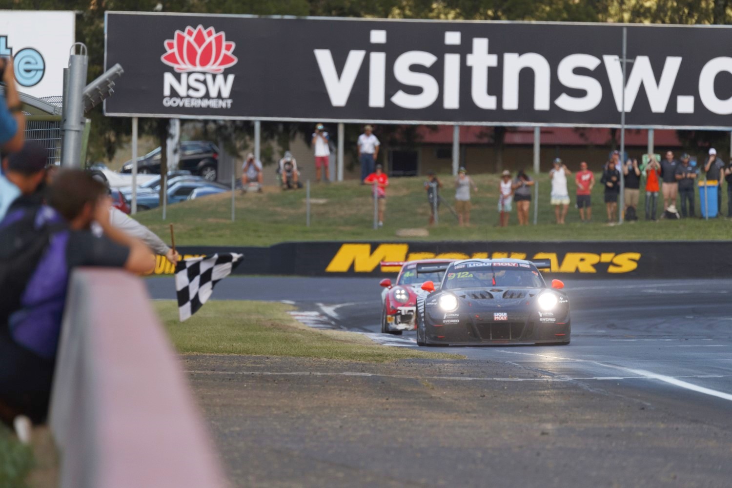 Campbell takes the checkered flag